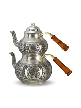 Bakır ÇaydanlıkSonay BakırcılıkKalın Eskitme  Topak Bakır Çaydanlık